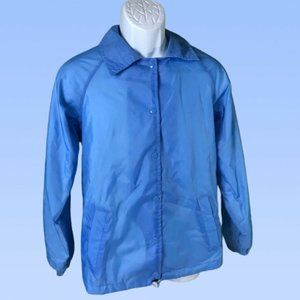 Vintage 90s Current Seen Light Blue Windbreaker
